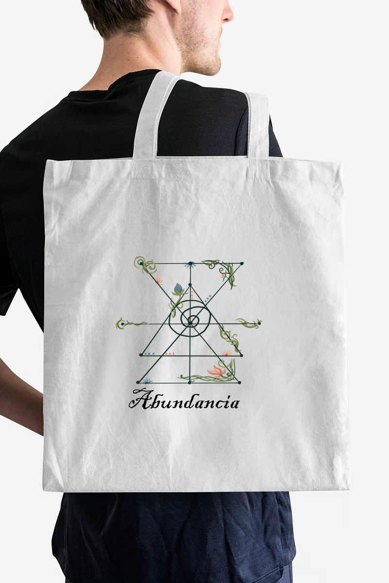 Gilded Flourish Tote Bag