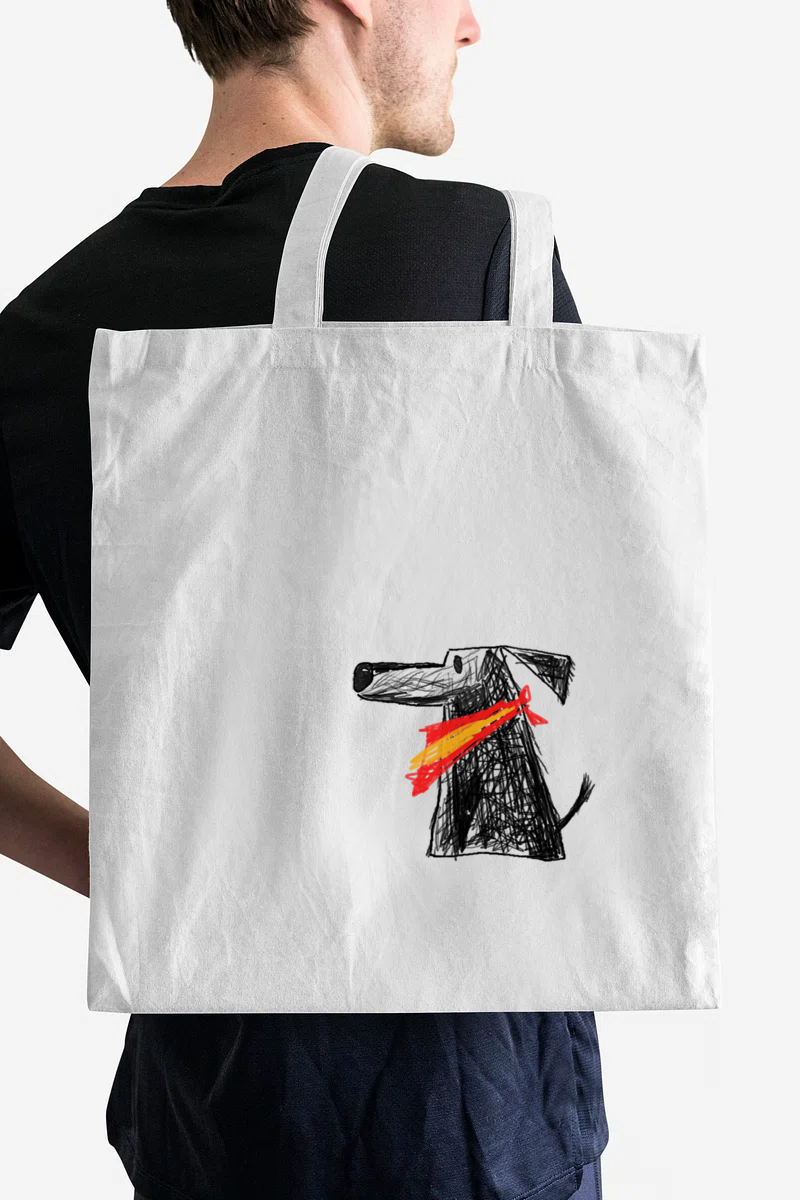 Loyal Pup Tote Bag